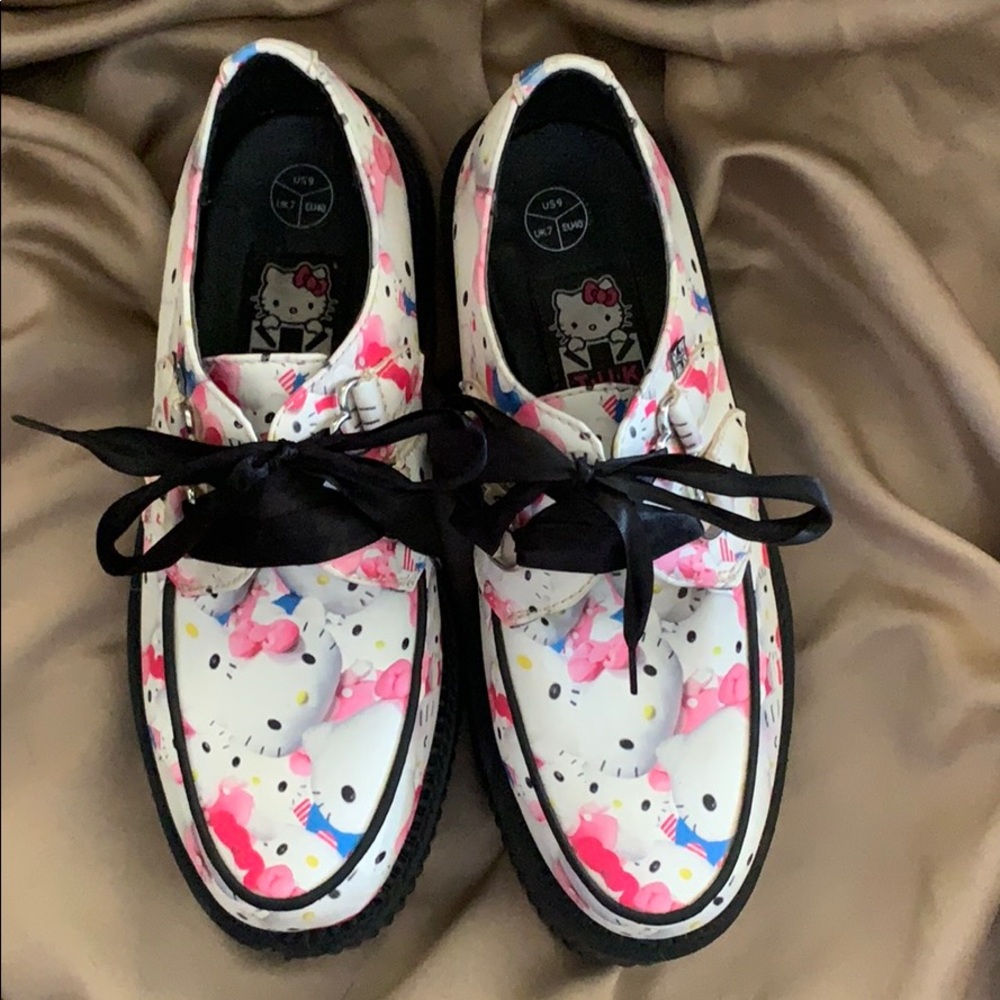 Hello Kitty Creepers (platforms) Like New.